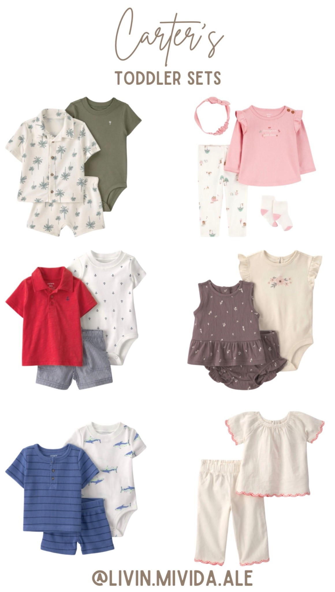 Toddler sets ❤️

#carters #toddler #matchingsets

#LTKootd #LTKBaby #LTKmomlife
