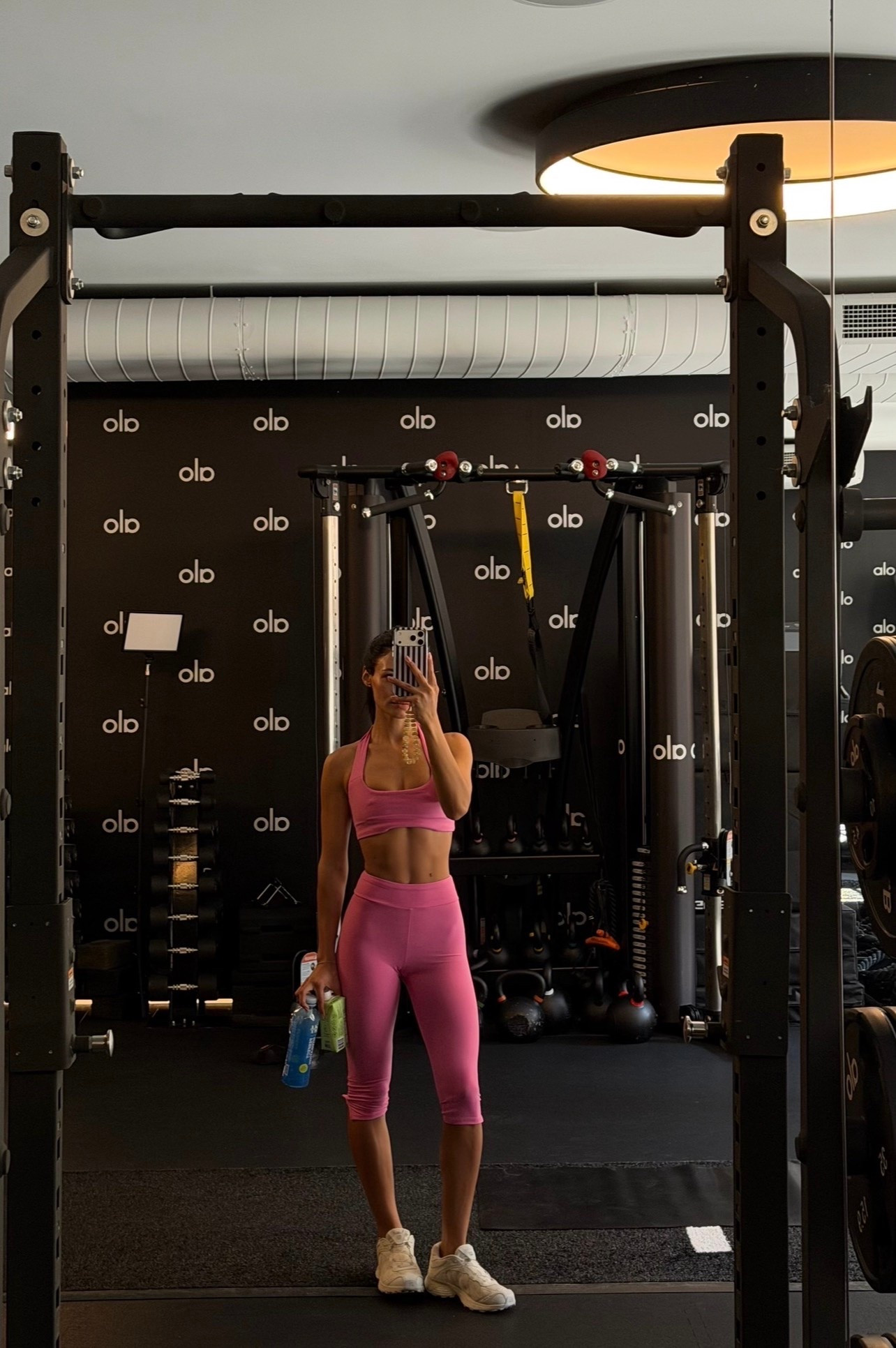 Workout ootd | Alo pink bralette & capri pants

#LTKootd #LTKdayinmylife #LTKfitnessgoals