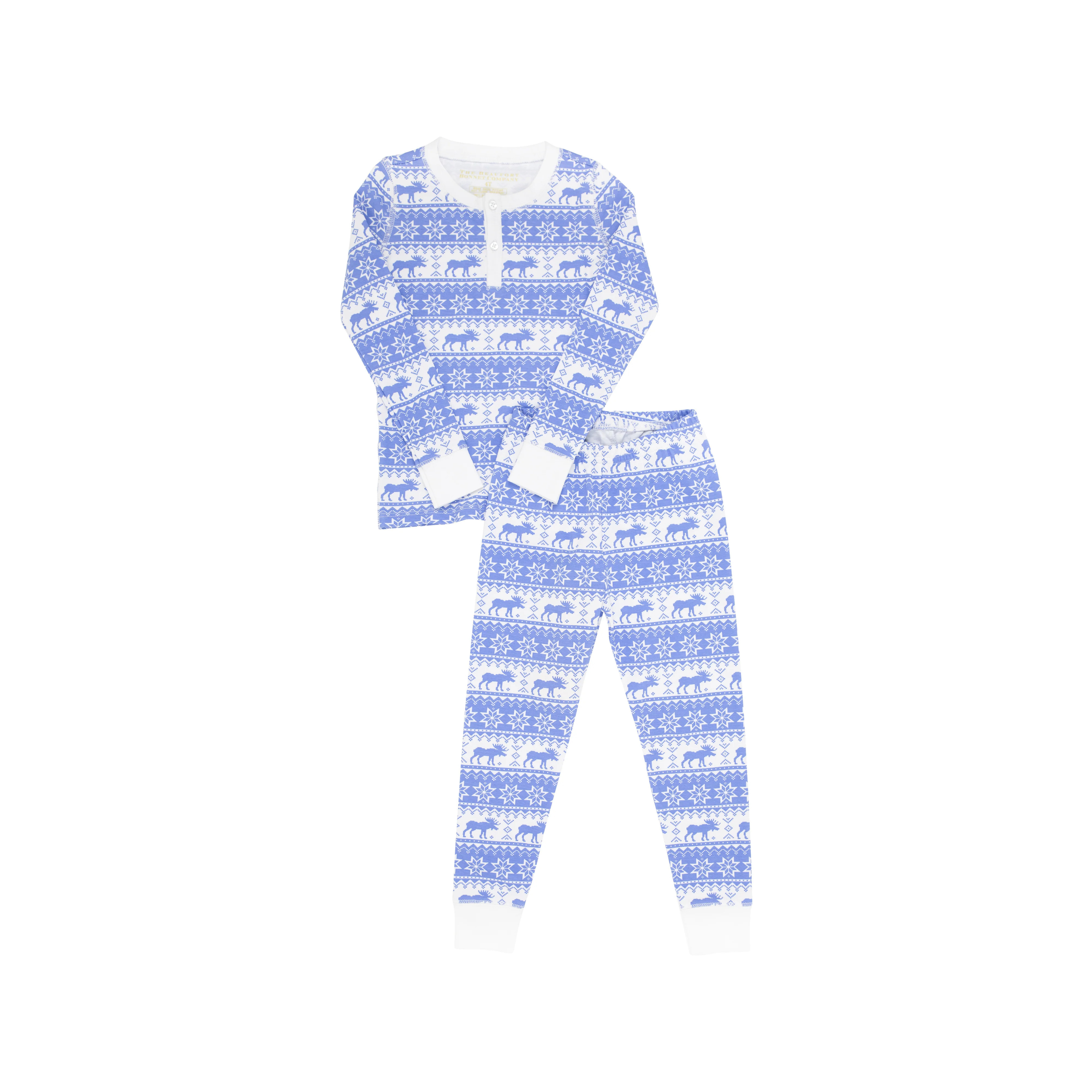 Sutton's Sweet Dream Set - Frosty Fairisle (Blue) with Worth Avenue White | The Beaufort Bonnet Company