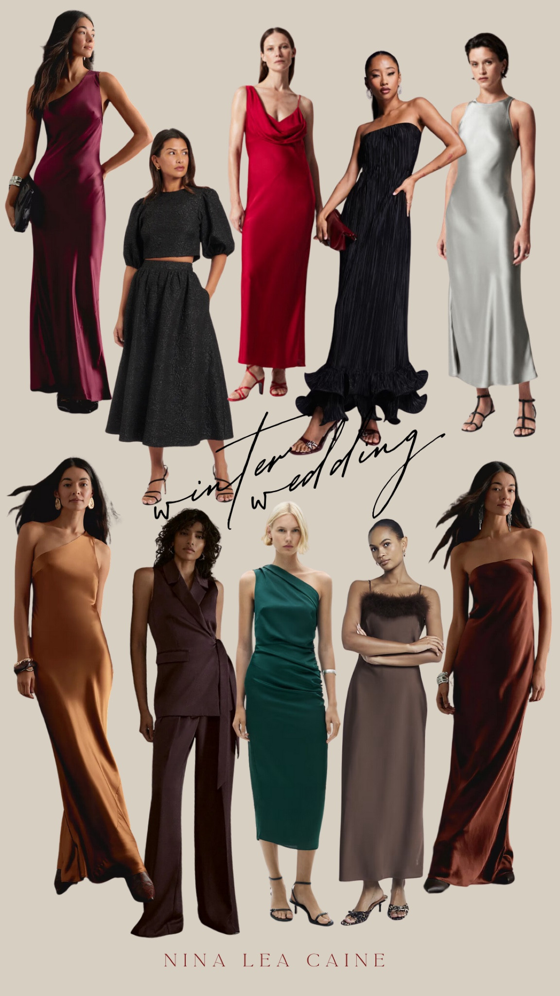 Winter wedding outfit ideas #winterwedding #winterweddingoutfits #winterweddingdresses 

#LTKwinter #LTKuk