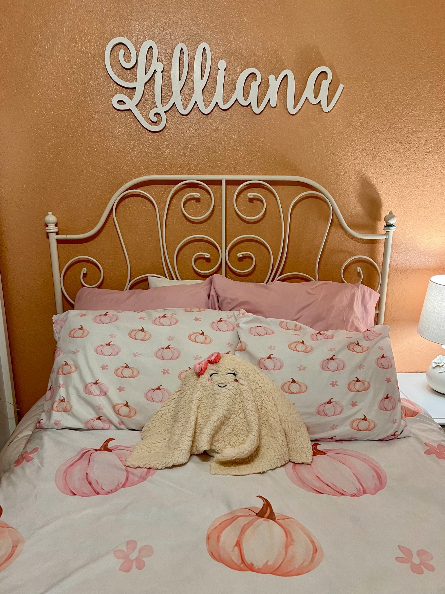 It’s the little things that make fall so special in our house 🍂 I loved decorating Lilly’s room for fall & spooky season this weekend. Here’s a look at her cozy new pumpkin bedding! I linked some other pastel decor that we’re using throughout her room. I hope she loves pink forever 🩷🥰

#LTKHome #LTKKids #LTKSeasonal