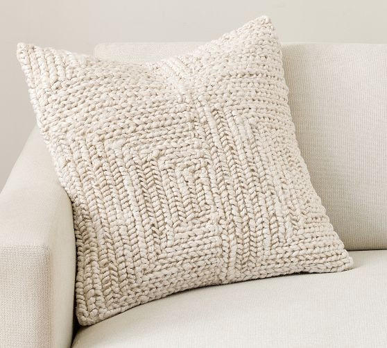 Braided Jute Pillow | Pottery Barn (US)