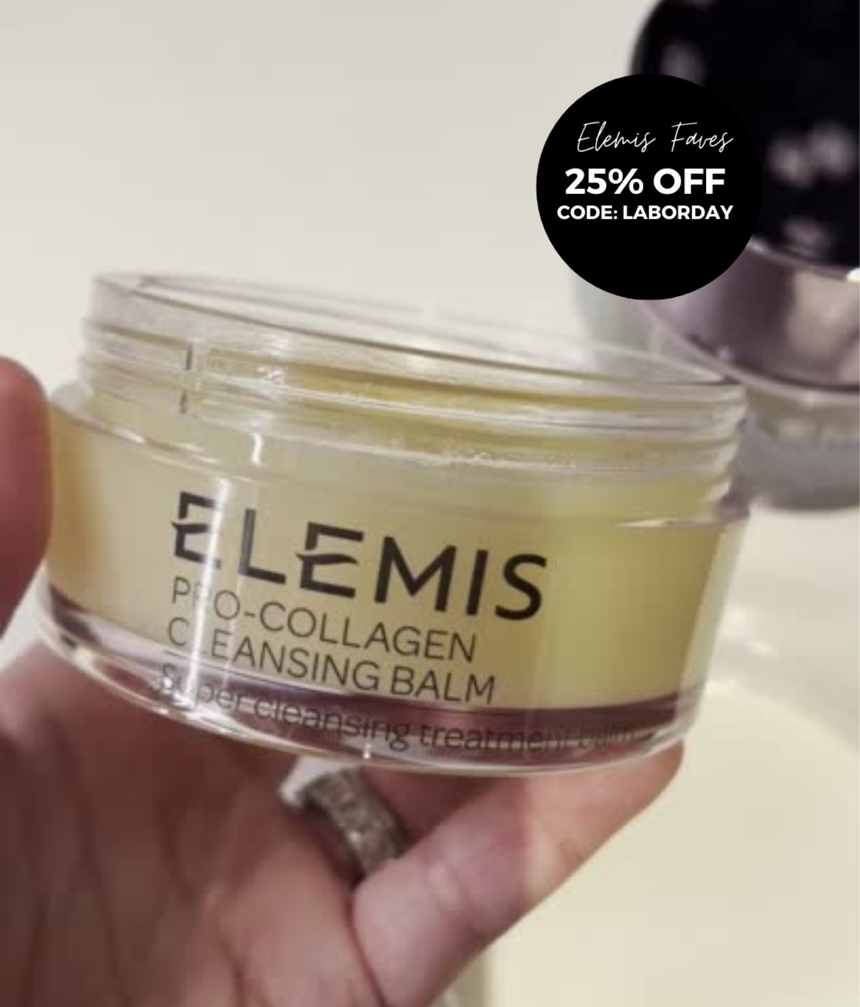 Elemis Faves on Sale 25% Off with Code: LABORDAY
ProCollagen Cleansing Balm - My Fave is the Pumpkin!

#LTKunder100 #LTKsalealert #LTKbeauty