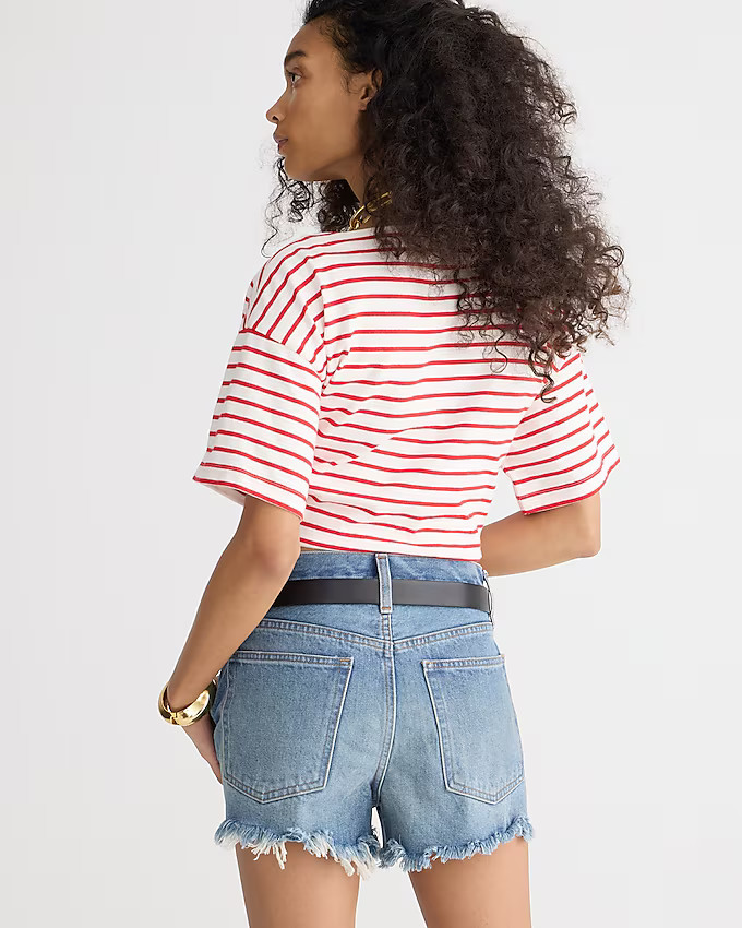 Relaxed denim short in Baxter Street wash | J. Crew US