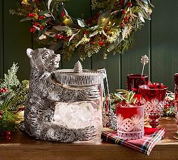 Fantastical Forest Ice Bucket & Tongs | Pottery Barn (US)