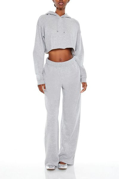 Fleece Straight-Leg Sweatpants | Forever 21