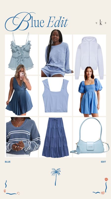 Loving blue this spring🦋🩵🫧🌊 Some of my favorites #blue #itcolor #vacation 

#LTKSeasonal #LTKstyletip