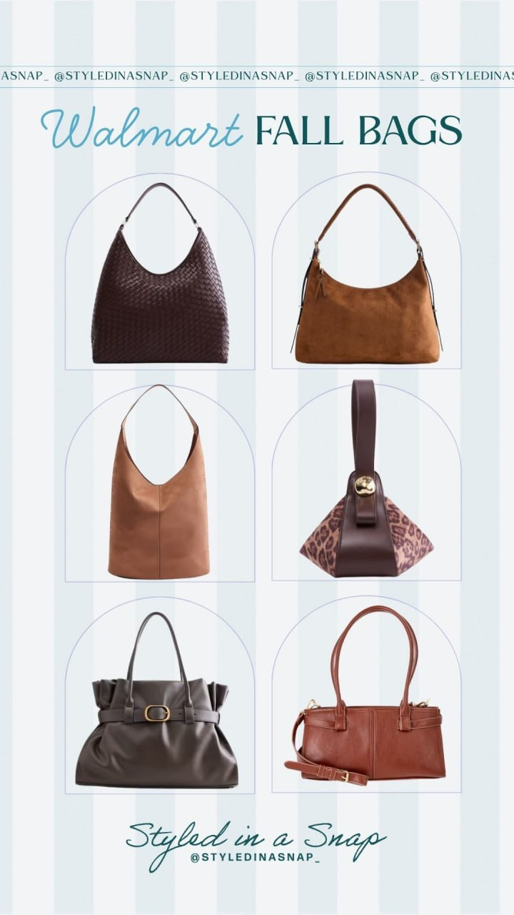 Walmart fall bags roundup 👜 Woven hobos, suede shoulder bags, and leopard print details, every fall bag you need!


// Fall Bags, Walmart Bags, Walmart Fashion Finds, Walmart Womens Fashion, Walmart Fall Fashion
 

 #LTKgrwm #LTKootd #LTKSeasonal