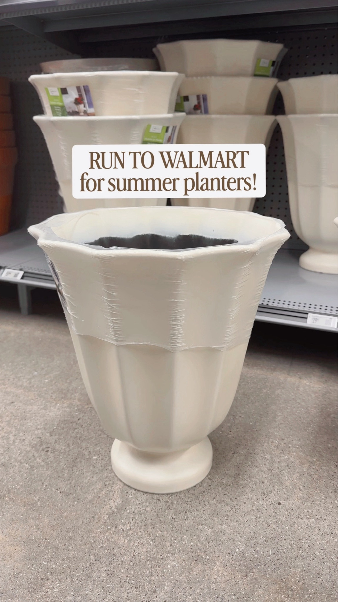 Looking for affordable oversized planters this summer? Run to Walmart for a selection of gorgeous, European-inspired HUGE planters all with shockingly low price tags. 

#LTKSeasonal #LTKHome