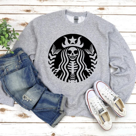 Halloween Skeleton Sweatshirt Halloween Costume Halloween | Etsy | Etsy (US)