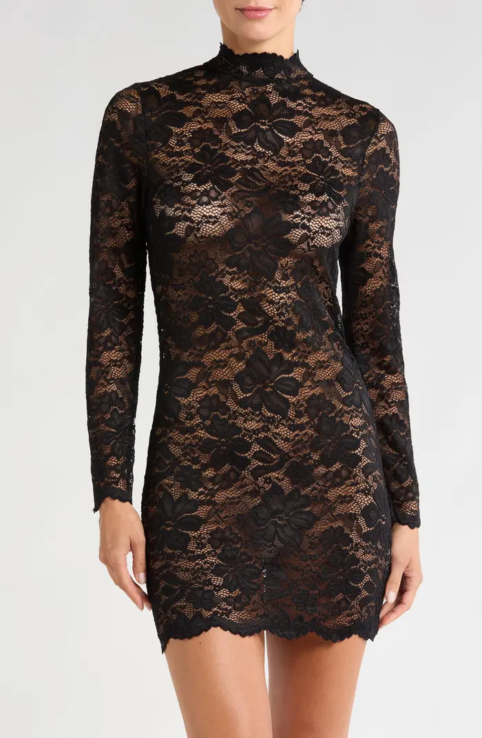 KILO BRAVA Long Sleeve Lace Minidress | Nordstrom | Nordstrom