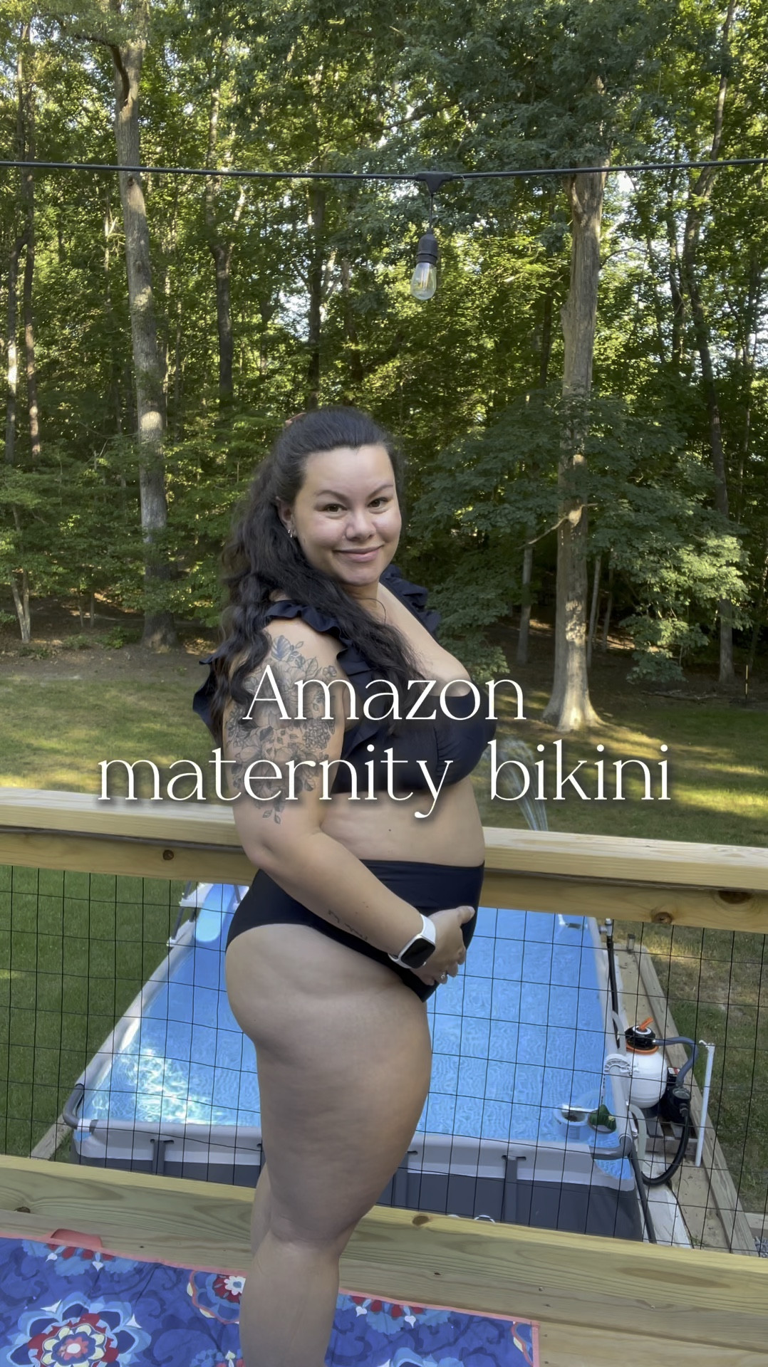 amazon maternity bikini 🤍🌞✨

i felt so confident + cute in this one! you could def use it for non-maternity too. it’s high waisted + flattering! 🫶🏼

#amazonfind #maternity #babybump #bikinistyle

#LTKBump #LTKSummerSales #LTKSaleAlert
