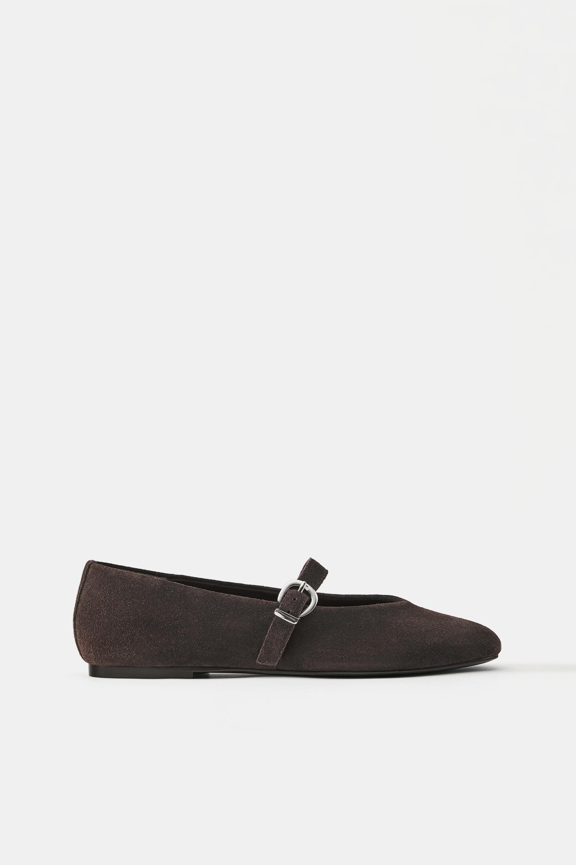 Leather ballerinas | Pull&Bear United Kingdom | PULL and BEAR UK