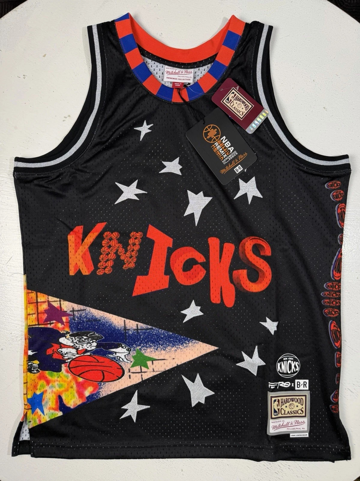 Mitchell & Ness Mens Large A$AP Ferg x New York Knicks Swingman Jersey NY NWT L | eBay | eBay US