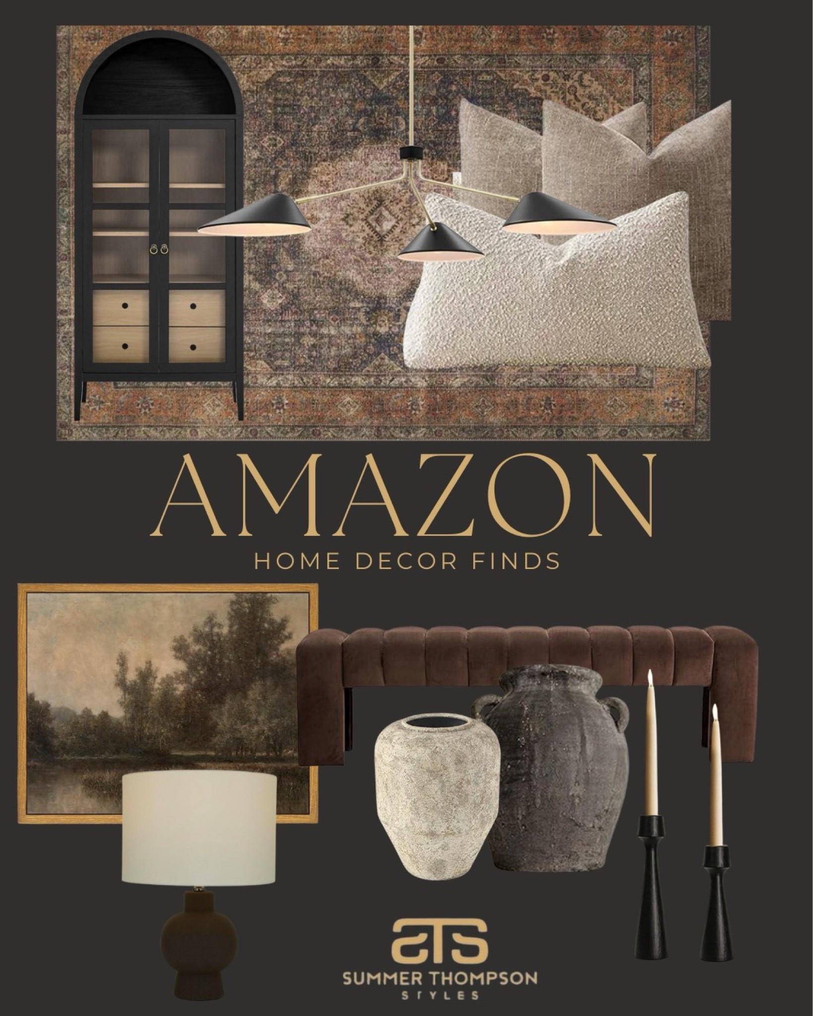 Elevate your living space with these stunning Amazon home decor finds! 🌙 From moody textures to timeless pieces, these curated items bring a touch of modern elegance to any room. Shop the look for a cozy yet sophisticated vibe. 🖤✨

summerthompsonstyles

#LTKHome #LTKSaleAlert