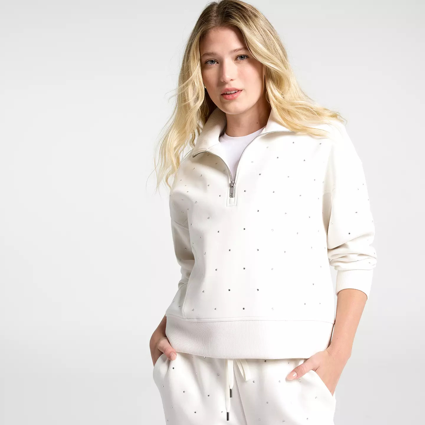 CALIA Women's Soft Scuba Mock Neck 1/4 Zip | DICK'S Sporting Goods