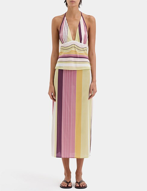 Sir Fontana Halter Cami With Retro Stripes | David Jones | David Jones (Australia & New Zealand)