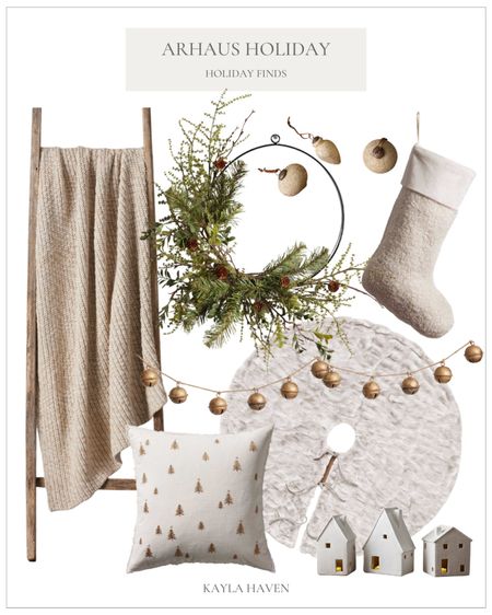 Arhaus winter and holiday home decor! Whether you’re looking for Christmas decor or just winter whites to last the entire season, all of these pieces are absolutely beautiful and well worth the price! 

#LTKHoliday #LTKhome #LTKstyletip