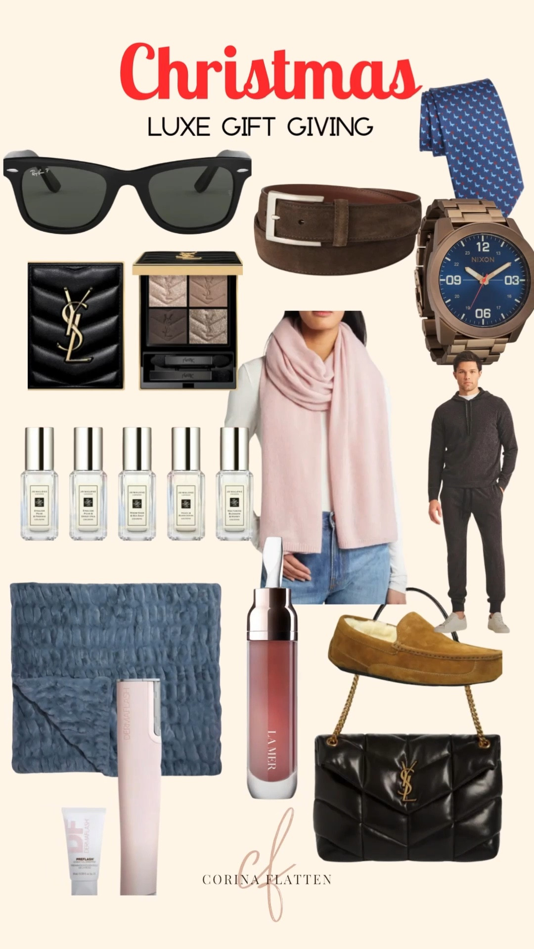 Luxe gifts for the person who has everything
Cashmere, Nordstrom , Ysl, Jo Malone, men’s watch, women skin care, La Mer, blanket

#LTKOver40 #LTKGiftGuide
