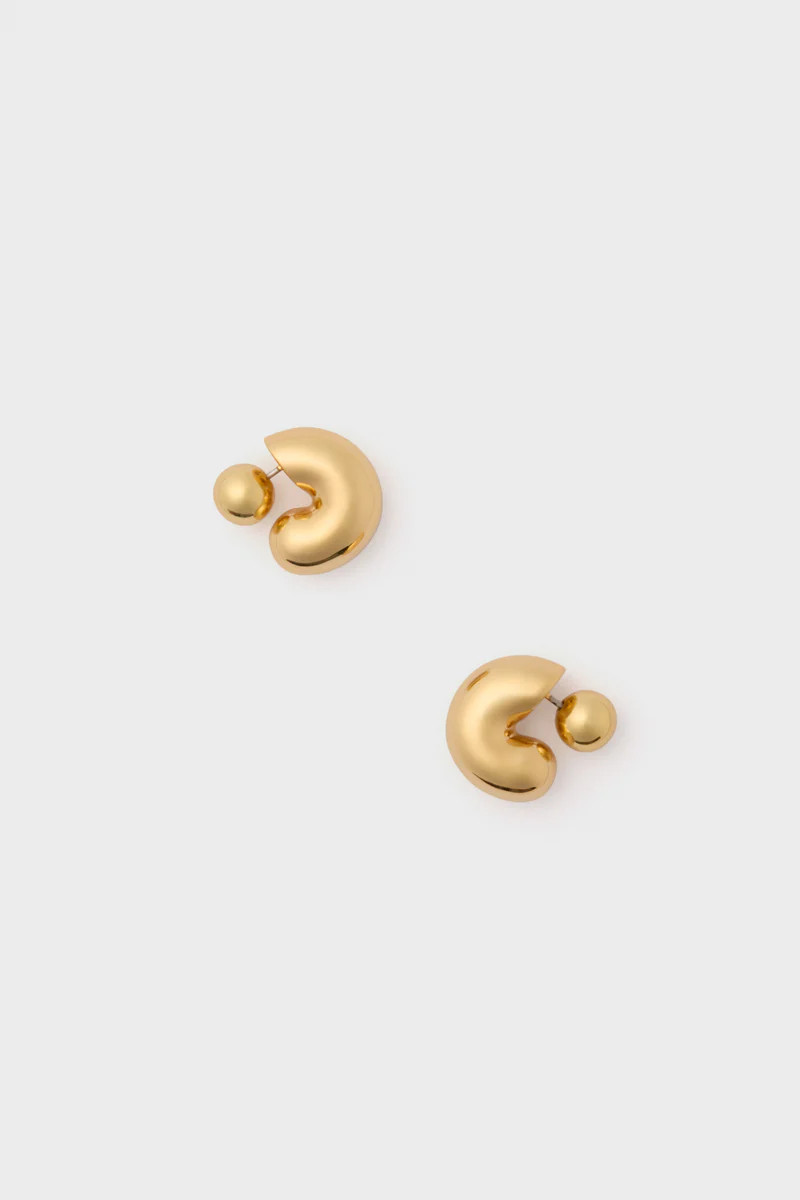 High Polish Gold Tome Hoops Medium | Tuckernuck (US)