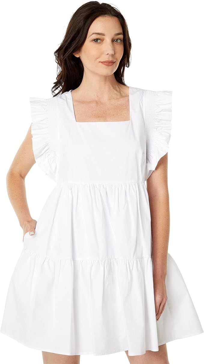 English Factory Women's Ruffled Mini Dress with Smocking Detail | Amazon (US)