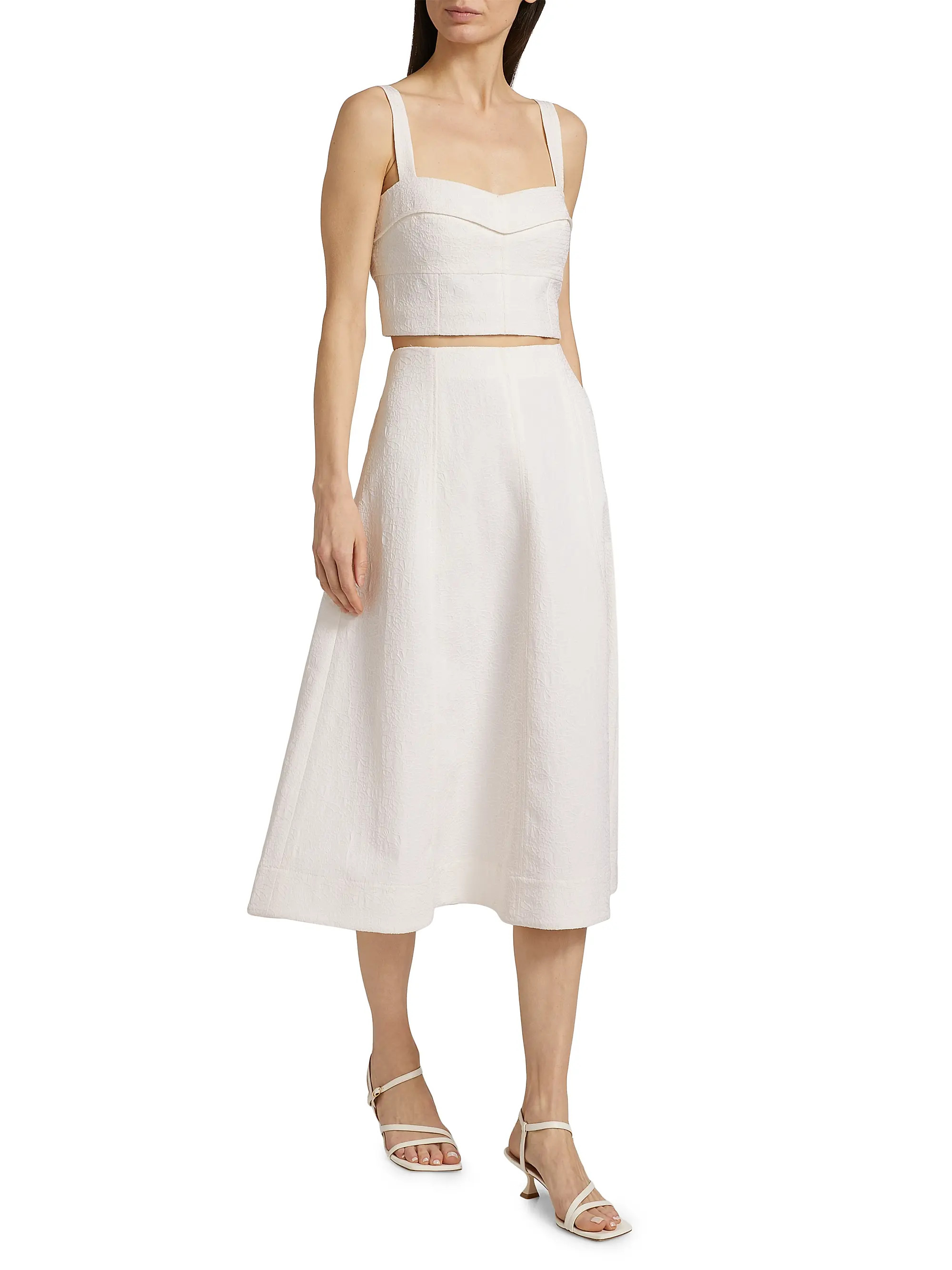 Fellini Jacquard A-Line Midi-Skirt | Saks Fifth Avenue