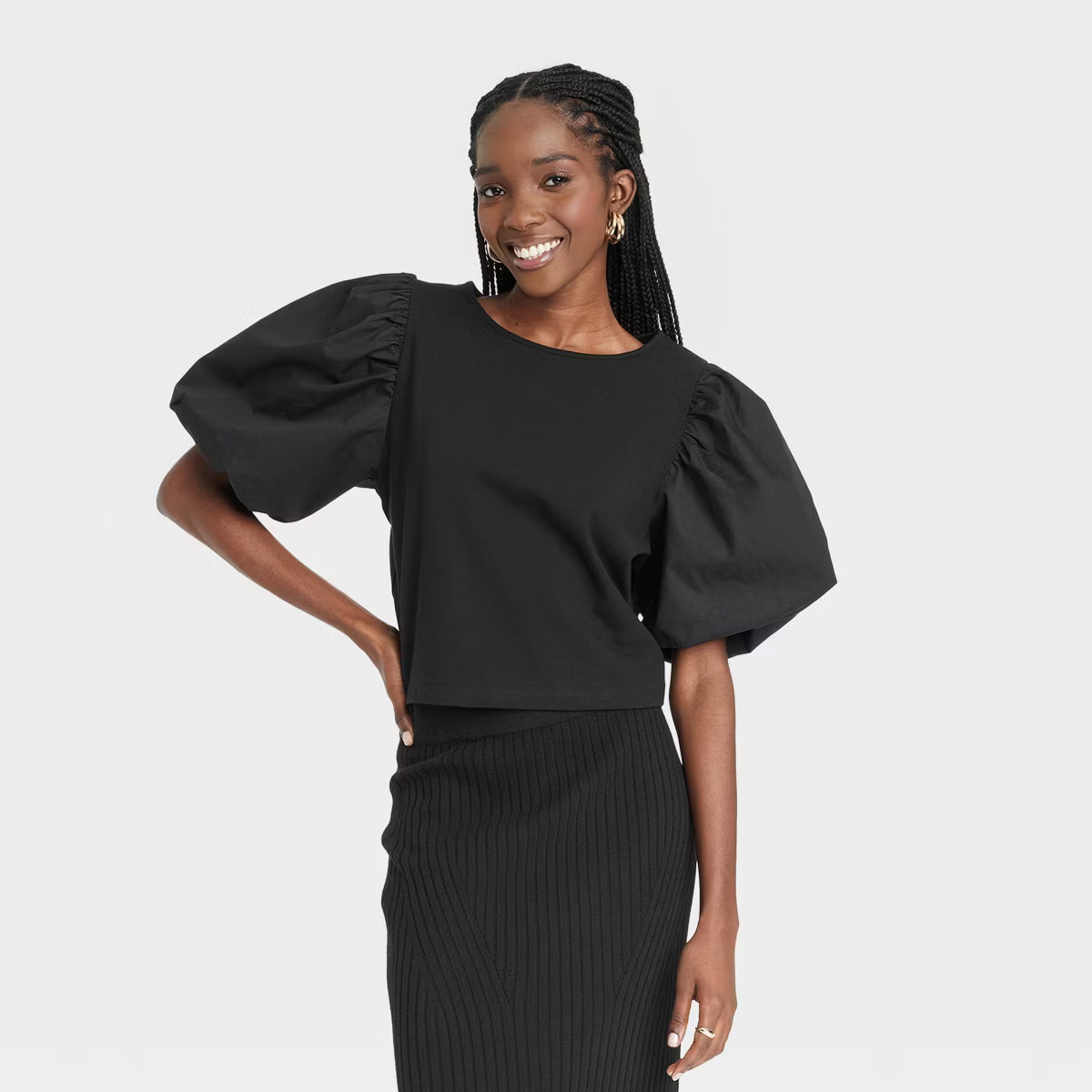 Women's Puff Short Sleeve T-Shirt - A New Day™ | Target