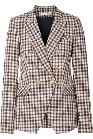 Lonny Dickey checked cotton-blend blazer | NET-A-PORTER (US)