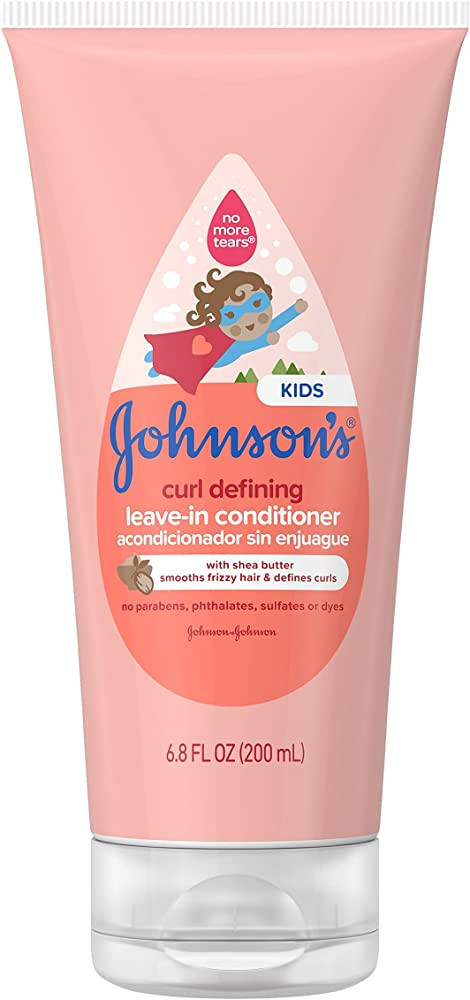 Johnson's Curl Defining Tear-Free Kids' Leave-in Conditioner with Shea Butter, Paraben-, Sulfate-... | Amazon (US)