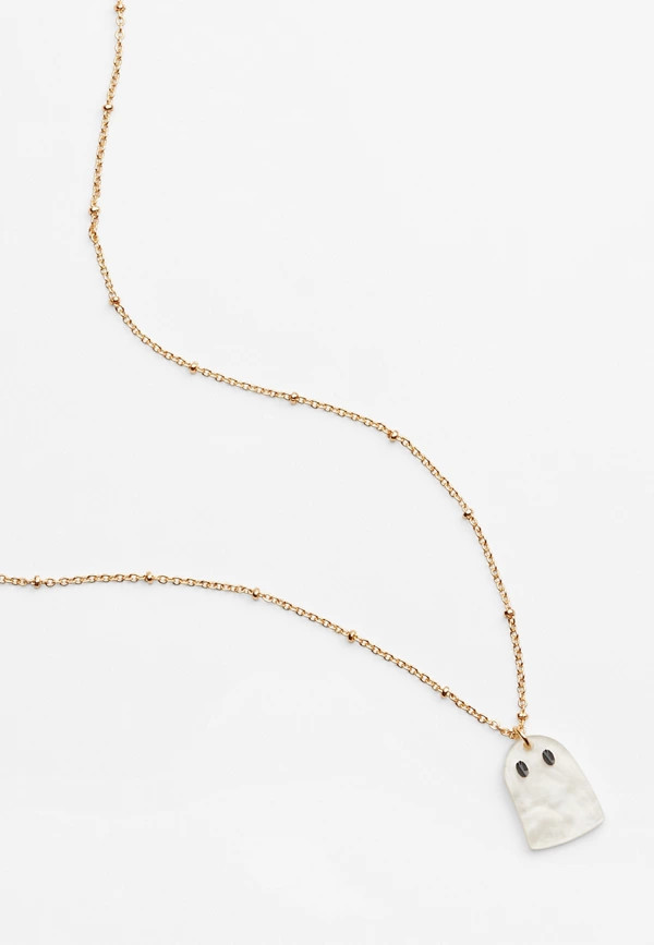 Resin Ghost Necklace | Maurices