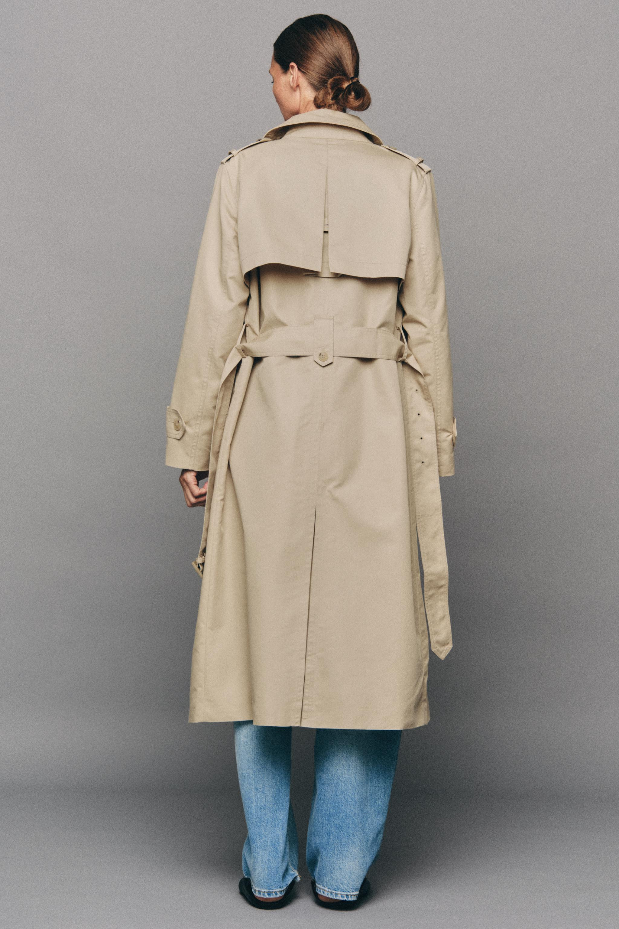 ZW COLLECTION WATER-REPELLENT TRENCH COAT WITH BELT | Zara UK