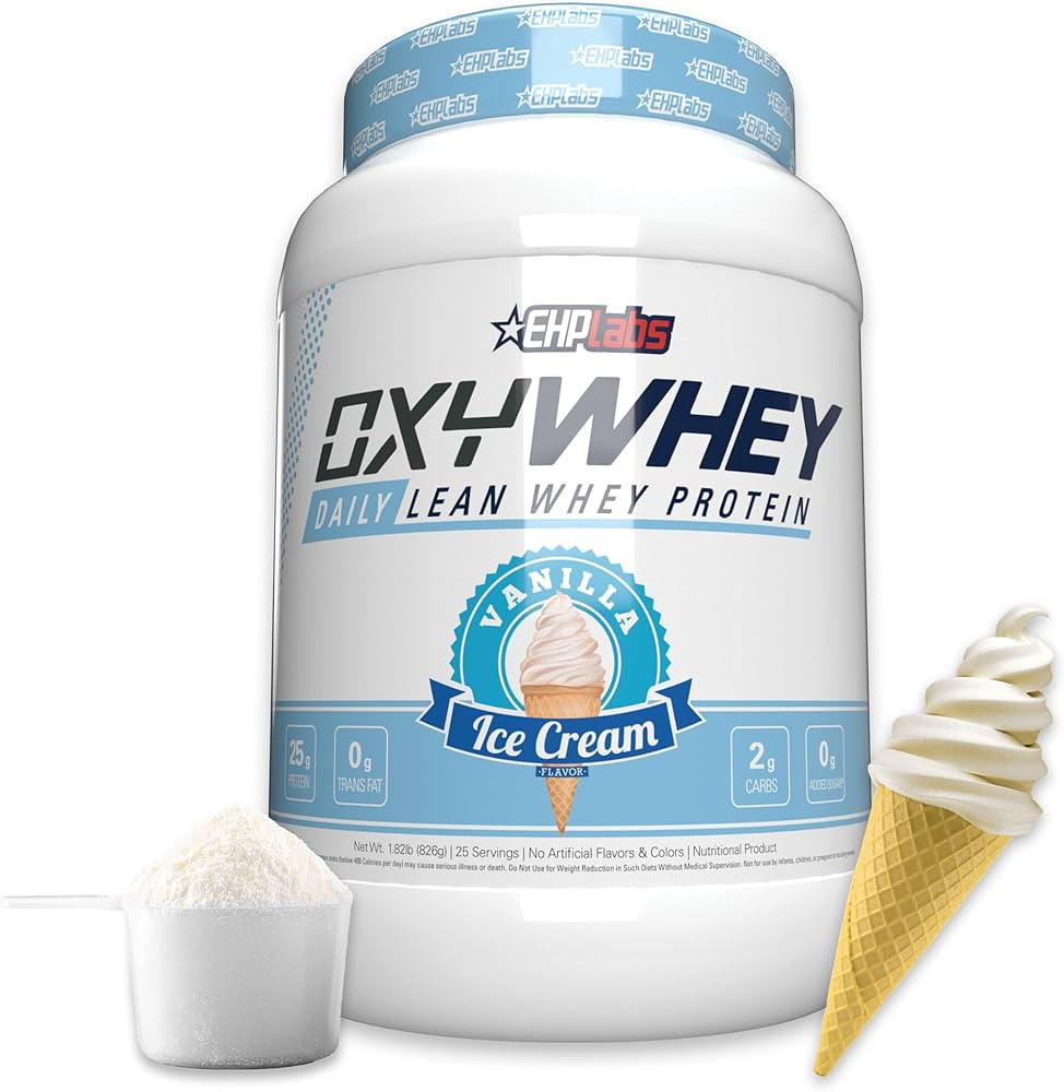 EHP Labs OxyWhey Whey Protein Isolate – 25g High Protein, Low Carb, Sugar Free Meal Replacement... | Amazon (US)