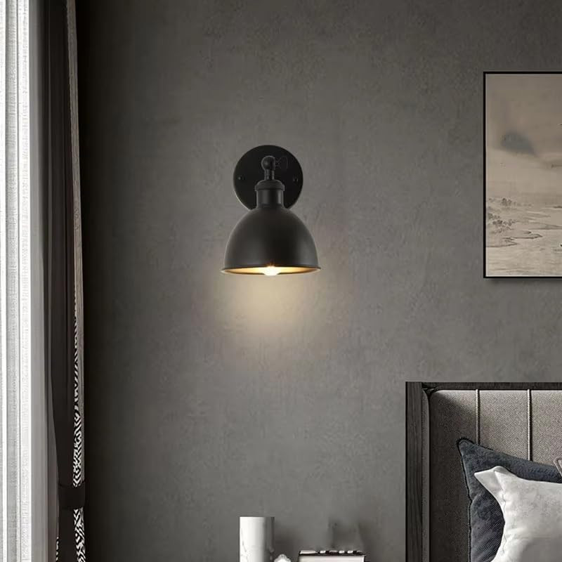 American Retro Swing Arm Wall Lamp Hotel Bedroom Bedside Lamp Restaurant Staircase Corridor Semi-... | Amazon (US)