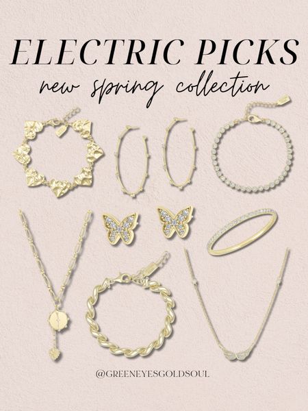 Electric picks new spring collection! 💛
Jewelry, earrings, necklaces, bracelets, layered necklace, ring, gold 

#LTKfindsunder100 #LTKstyletip #LTKU