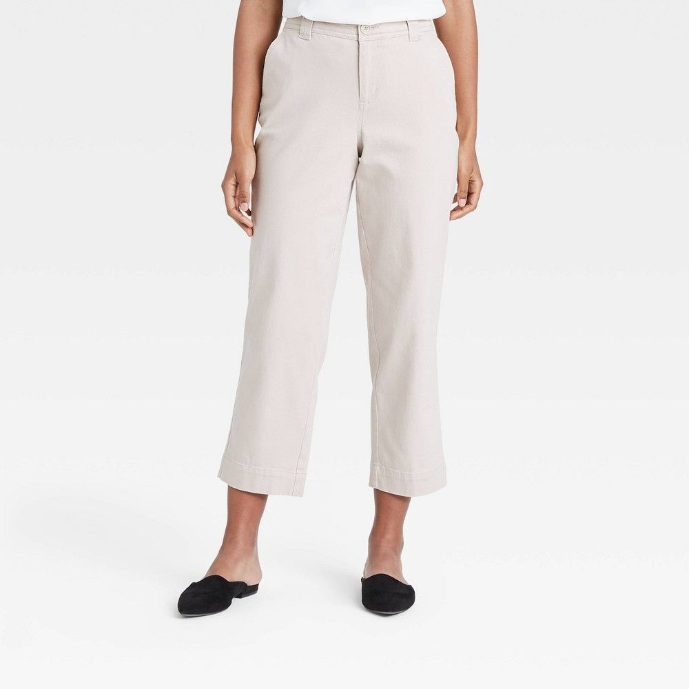 Women' High-Rie traight Leg Ankle Pant - A New Day™ Light 16 | Target