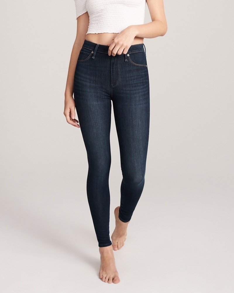 Sculpt High Rise Ankle Jean Legging | Abercrombie & Fitch US & UK