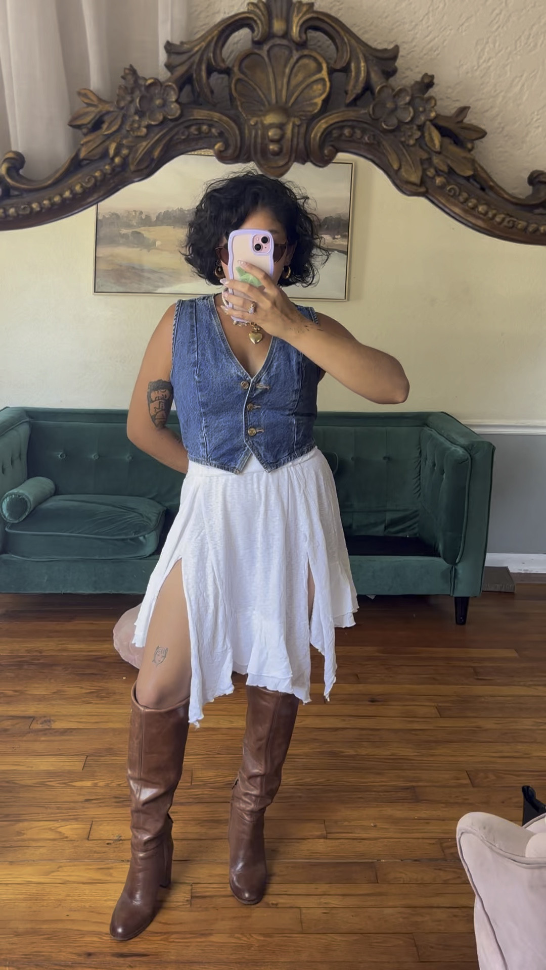 Perfect summer skirt🧚🏽‍♀️ soft & breathable, wearing an XS & folded at the waist for shortened length. On sale!!!

#LTKTravel #LTKFestival #LTKSaleAlert
