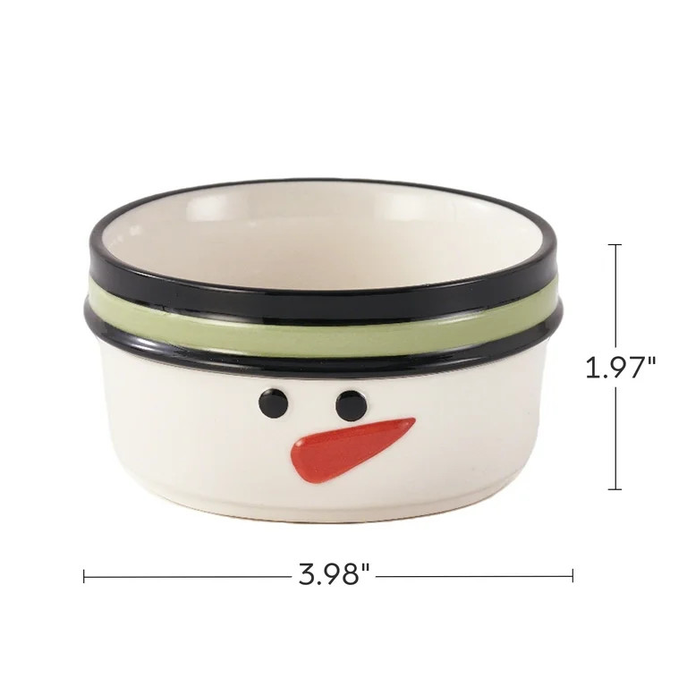 Holiday Time Snowman Ramekins Set of 2 | Walmart (US)