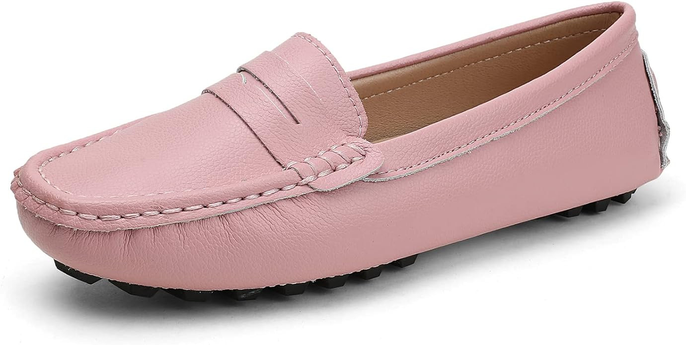 BEAUSEEN Womens Loafers Designer Loafers Women Shoes Leather Women Driving Loafers | Amazon (US)