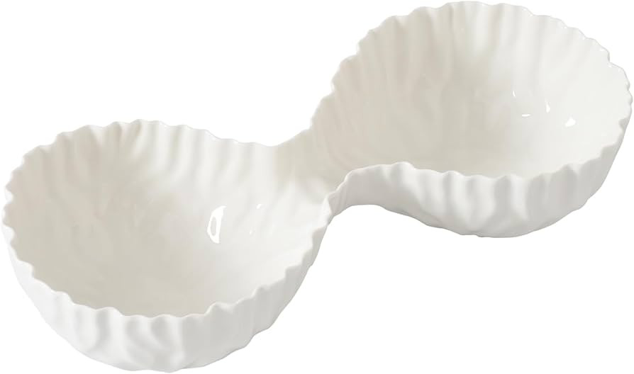 Pampa Bay Mascali Bianca 2 Section Server, 14" x 6" x 3" tall | Amazon (US)