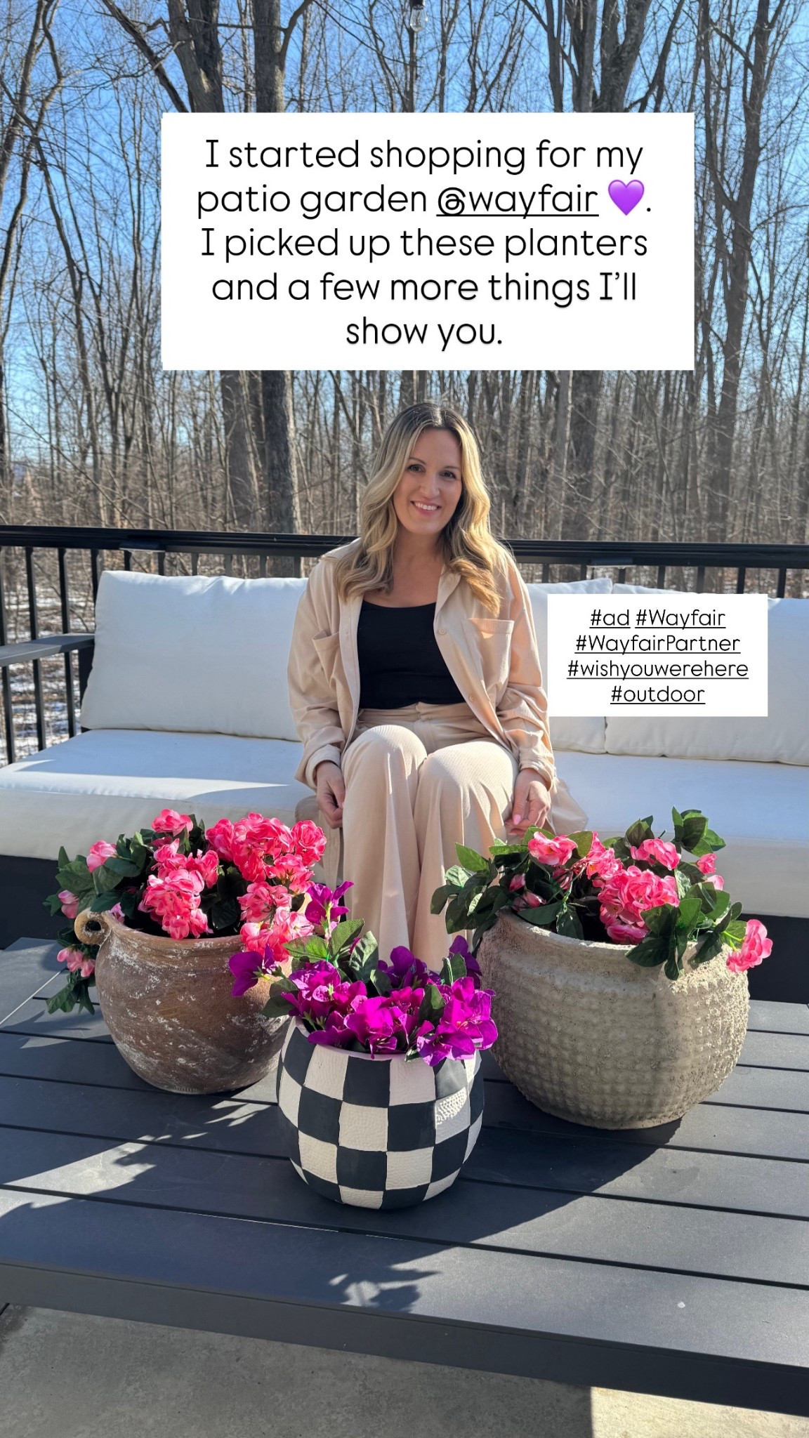 #ad Spring is finally on its way and it’s time to get my patio garden ready with @Wayfair  . Wayfair has everything you need to create a perfect garden including so many planters but also gardening supplies, real plants, greenhouses, bird baths, concrete stepping stones and more. Check out my favorites below.
#wayfairpartner #wayfair #wishyouwerehere #outdoor 


#LTKHome #LTKSaleAlert #LTKSpringSale
