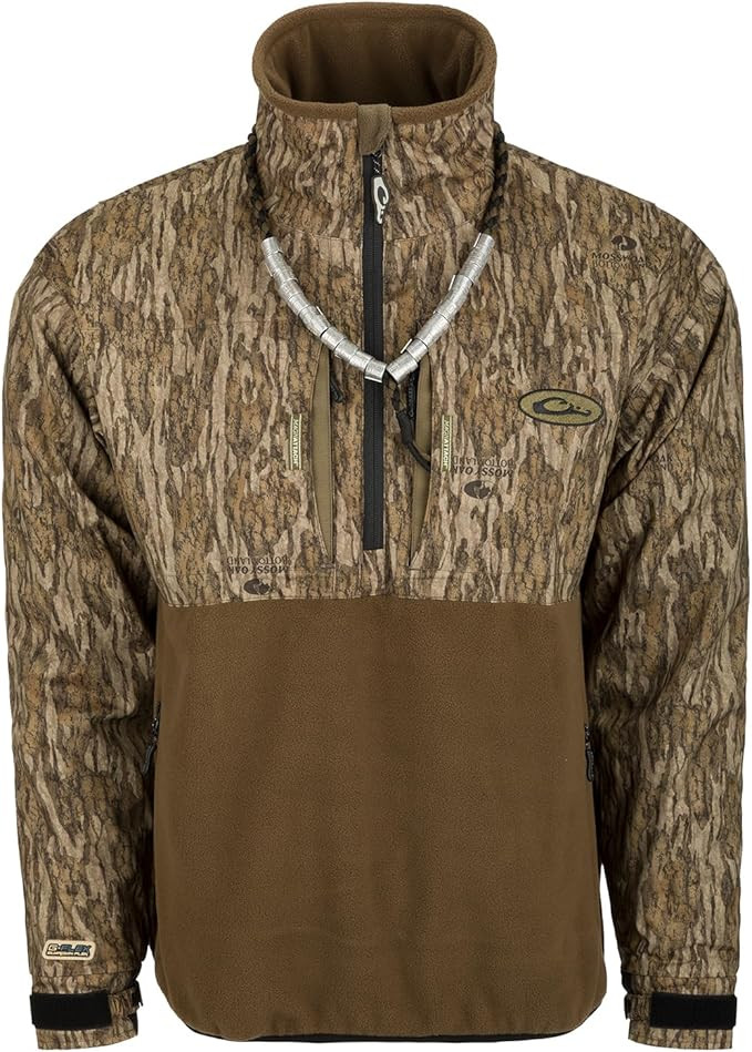 Drake Waterfowl Men's MST Guardian Flex Fleece Eqwader Quarter Zip Waterproof Windproof Breathabl... | Amazon (US)