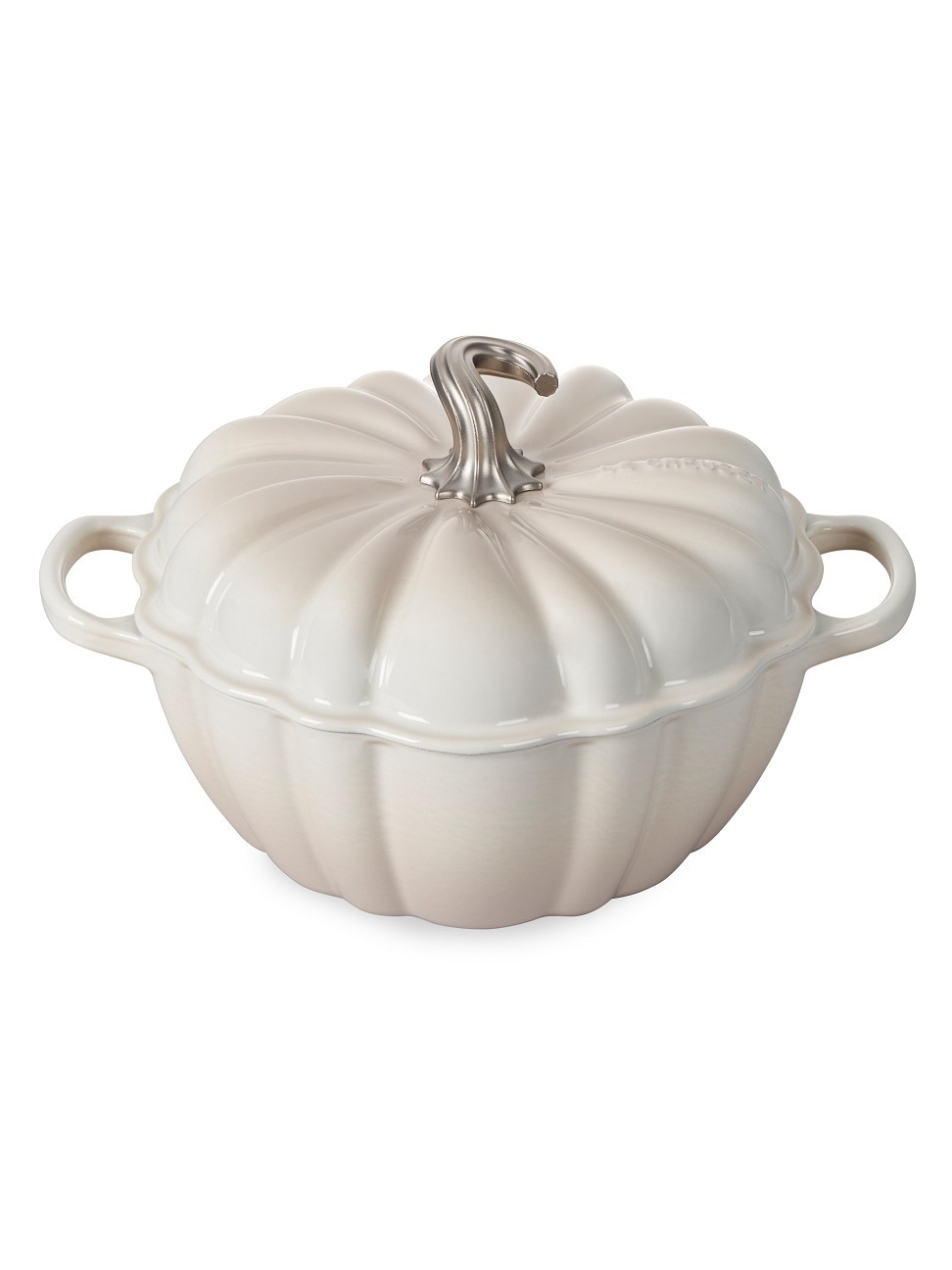 Pumpkin 4-Quart Cast Iron Cocotte - Meringue | Saks Fifth Avenue