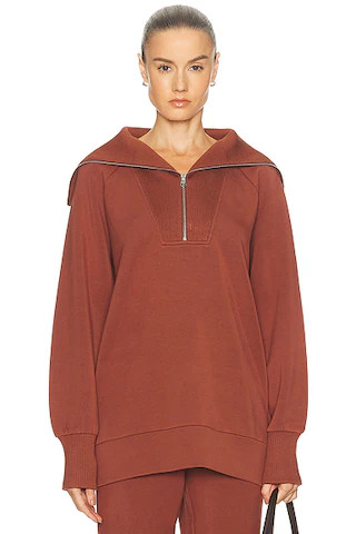 Xina Half Zip Longline Sweater | FWRD 