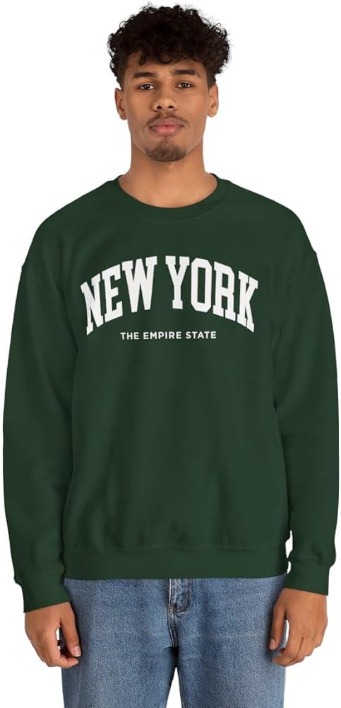 New York Adult Unisex Crewneck Sweatshirt | Amazon (US)