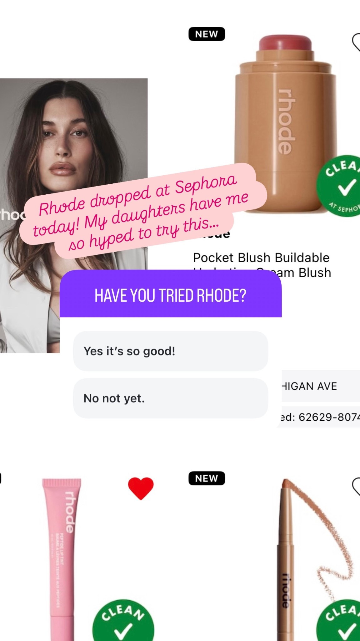 I’ve been wanting to try Rhode & today’s the day it drops at Sephora. The glazing milk and the lippies are probably the most talked about products. I went with Ribon and PB&J! 

#LTKOver40 #LTKBeauty #LTKFindsUnder50