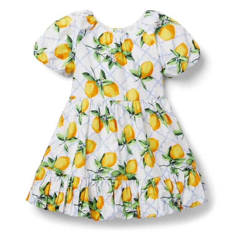 Lemon Puff Sleeve Dress | Janie and Jack