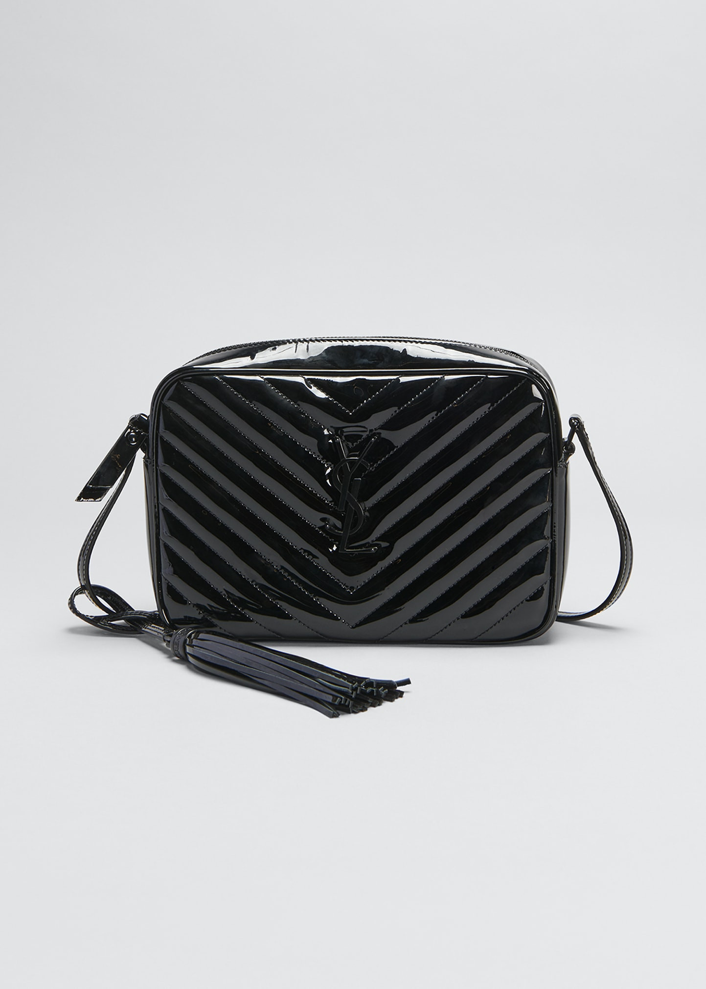 Lou Medium YSL Monogram Patent Camera Bag | Bergdorf Goodman