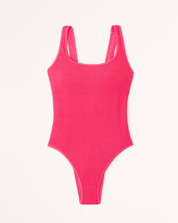 Pride 90s Scoopneck One-Piece Swimsuit | Abercrombie & Fitch (US)