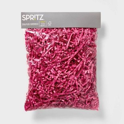 Hot Pink Iridescent Paper Shred - Spritz™ | Target